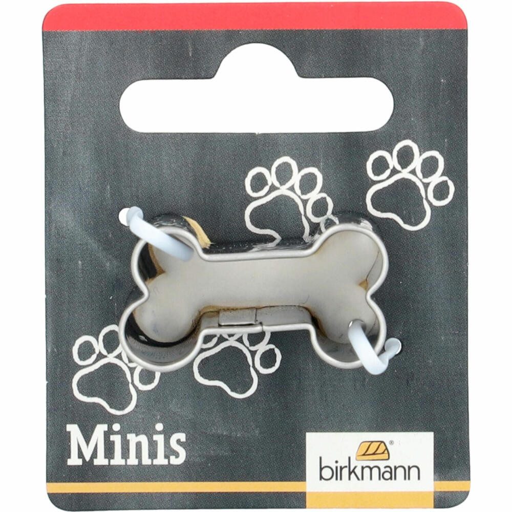 Birkmann Ausstechform Mini Knochen 3 cm, Edelstahl
