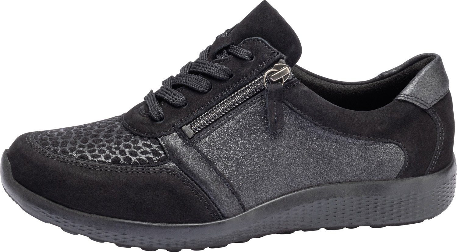Waldläufer M-Ira-Soft Schnürschuh in M-Weite = extra weit, Freizeitschuh, Halbschuh, Schnürschuh