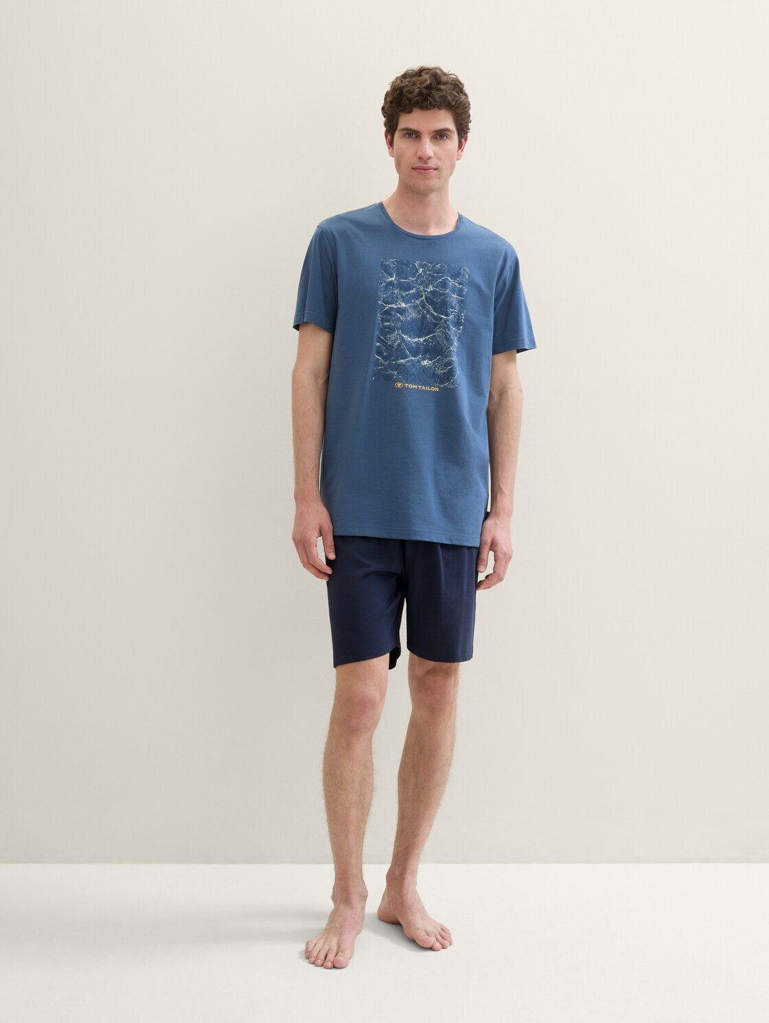 Pyjama Pyjama-Set aus Baumwolle mit Print