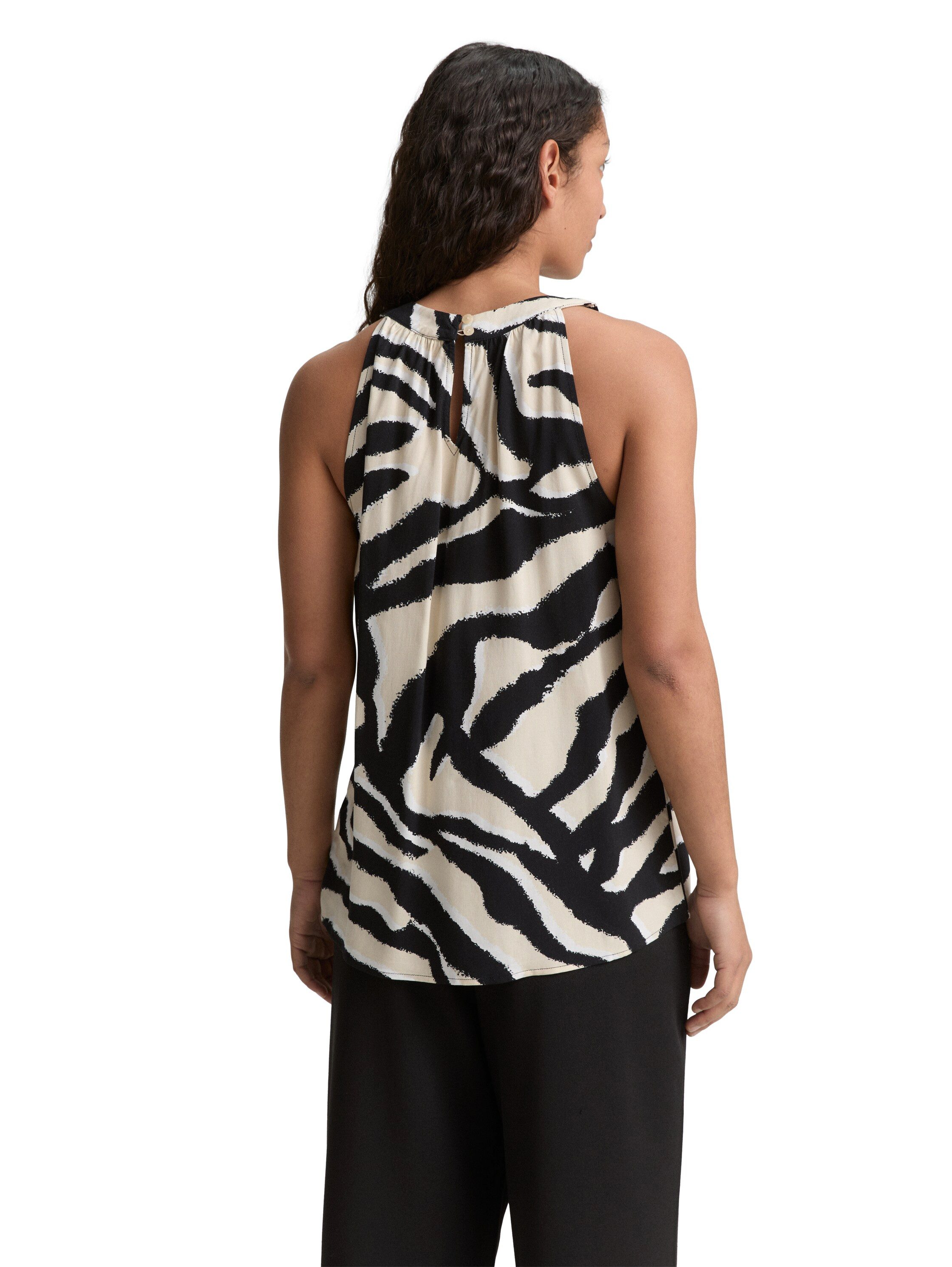 TOM TAILOR Blusentop mit Neckholder Ausschnitt günstig online kaufen