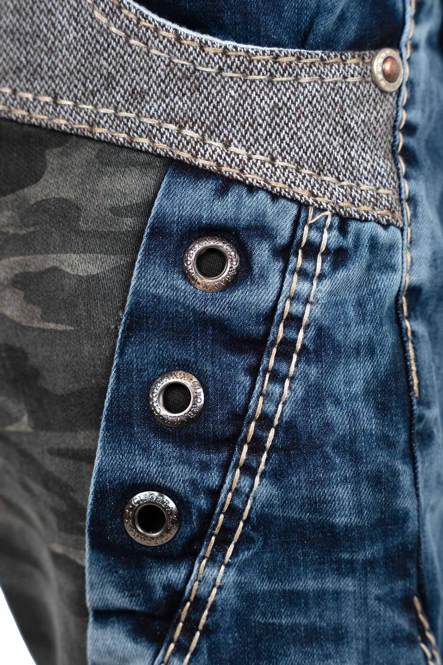 Regular-fit-Jeans Herren Regular Fit Hose Stonewashed BA-CD894