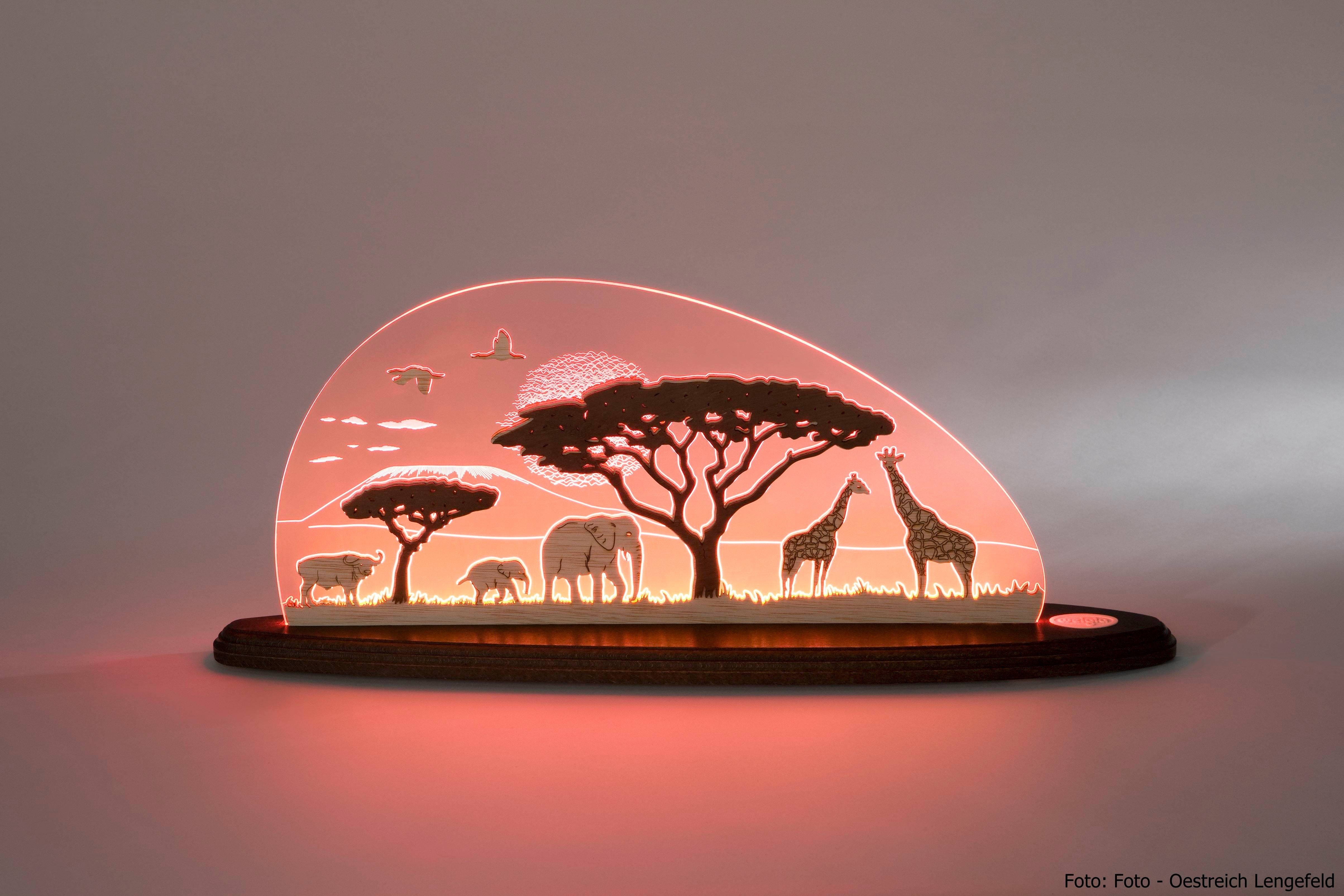 Motivleuchte Weigla Safari NEU ca LED Länge Lichterbogen 47cm