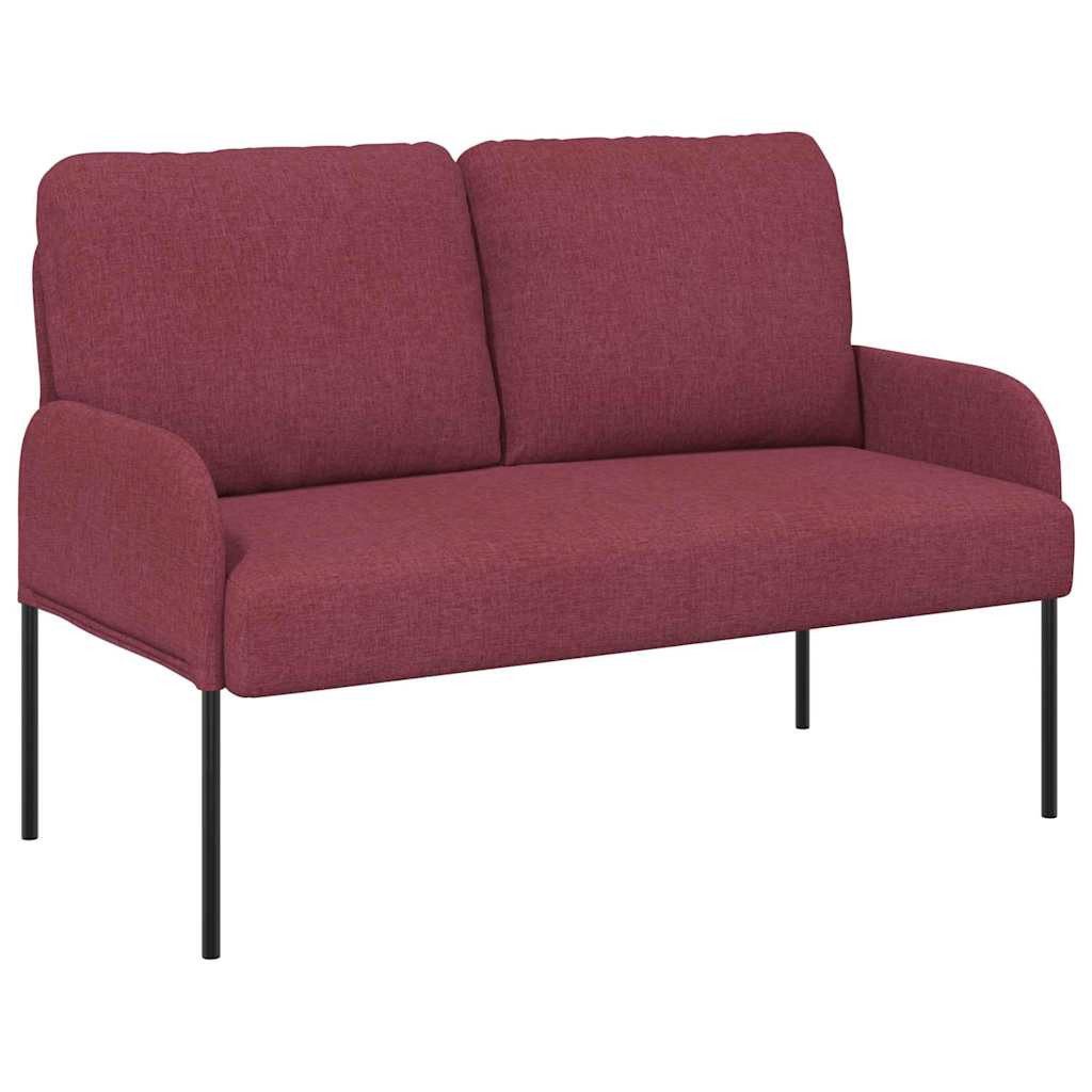 vidaXL Sofa Sofas mit Kissen 110cm Weinrot Sperrholz, 1 Teile