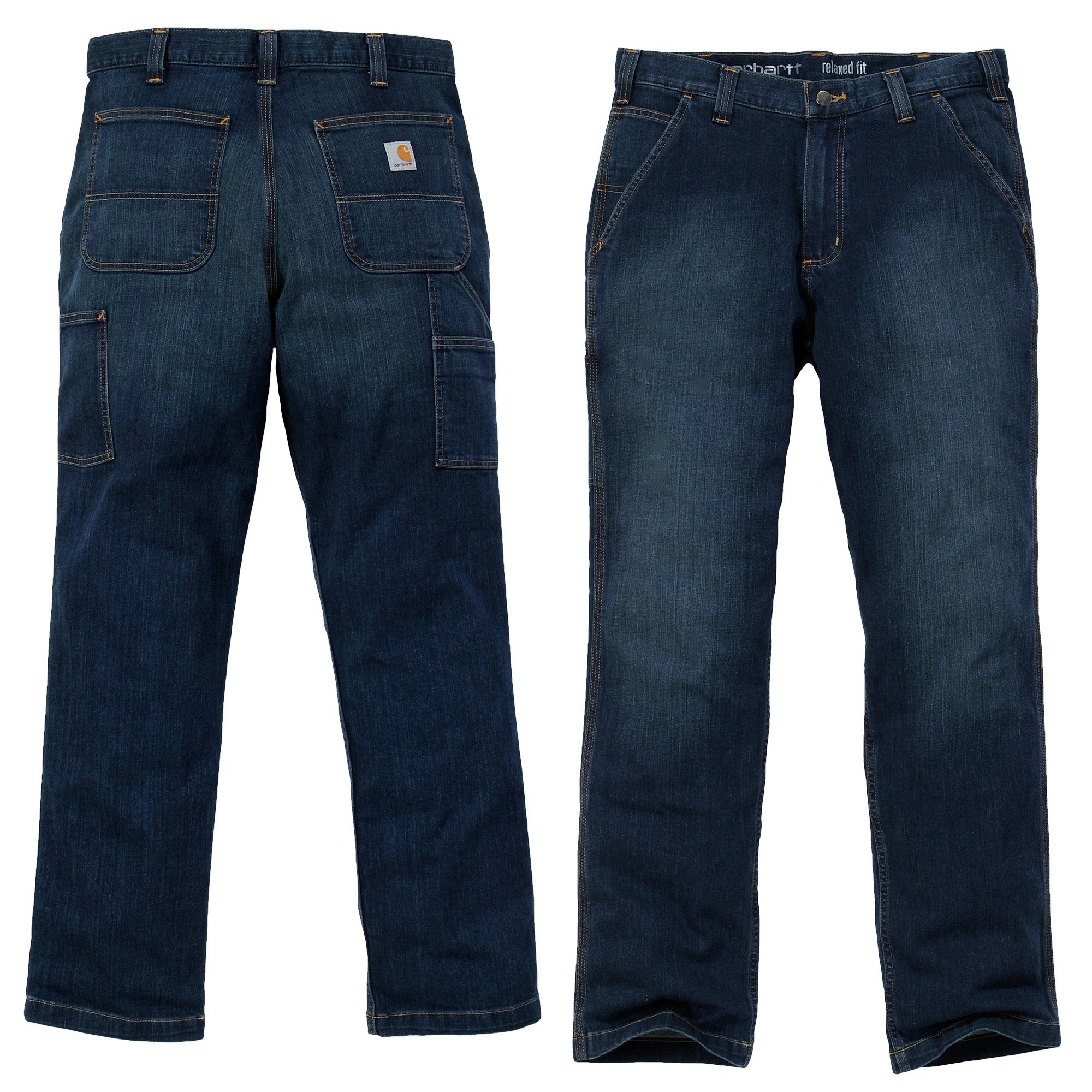 Rugged Carhartt Herren Regular-fit-Jeans Flex Relaxed Carhartt Dungaree Jeans