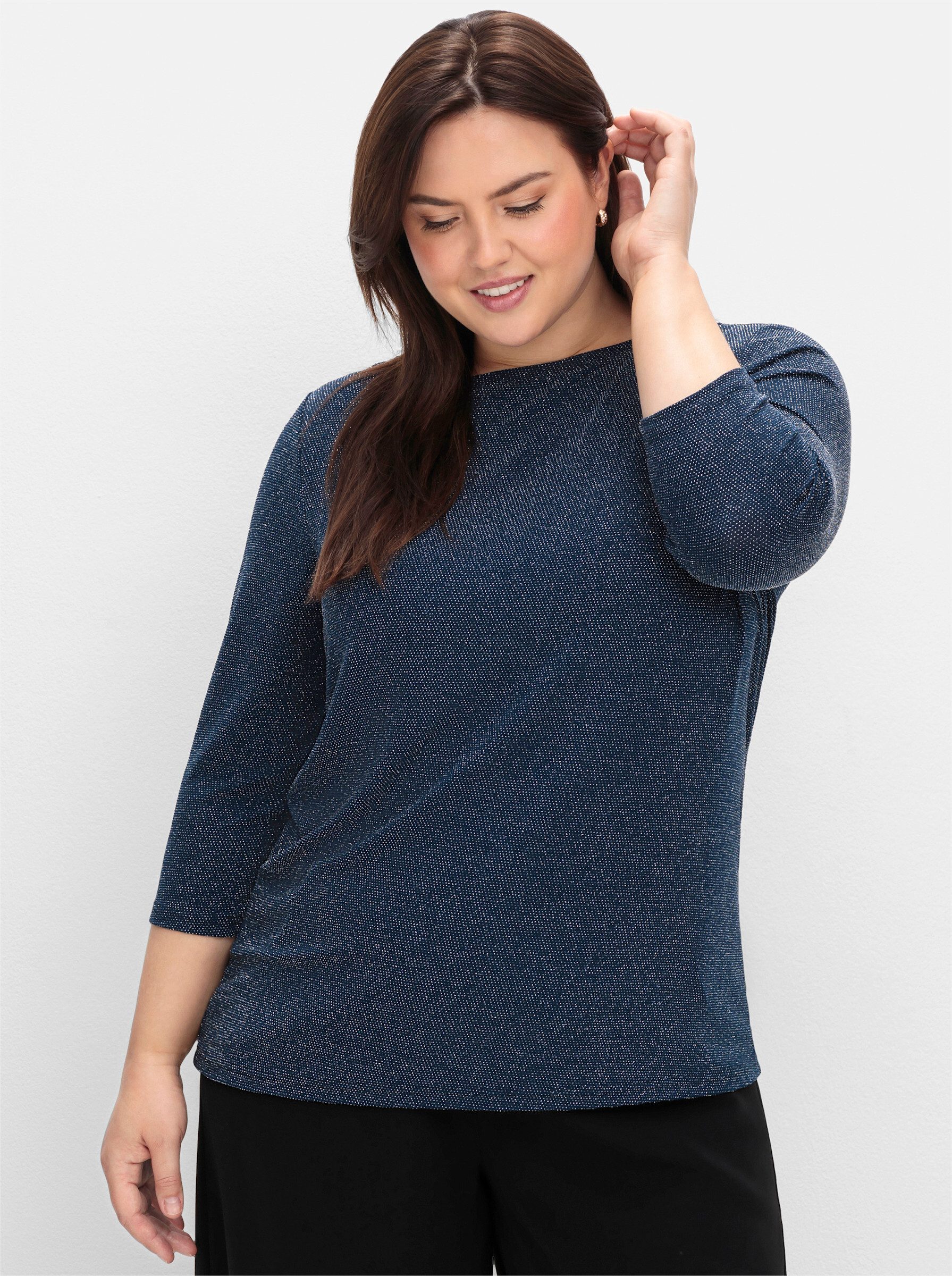Sheego T-Shirt 3/4-Arm-Shirt günstig online kaufen