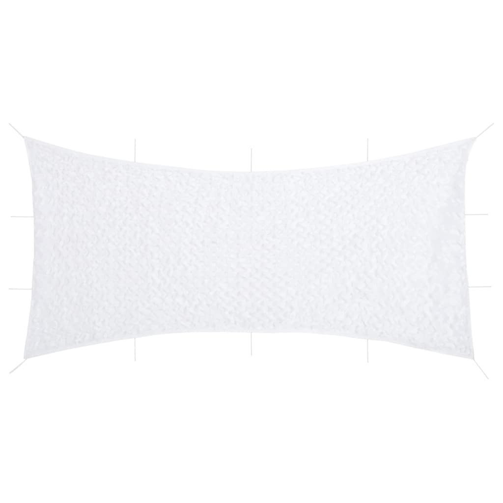 vidaXL Tennisnetz, Tarnnetz mit Aufbewahrungstasche 833x609 cm Weiß