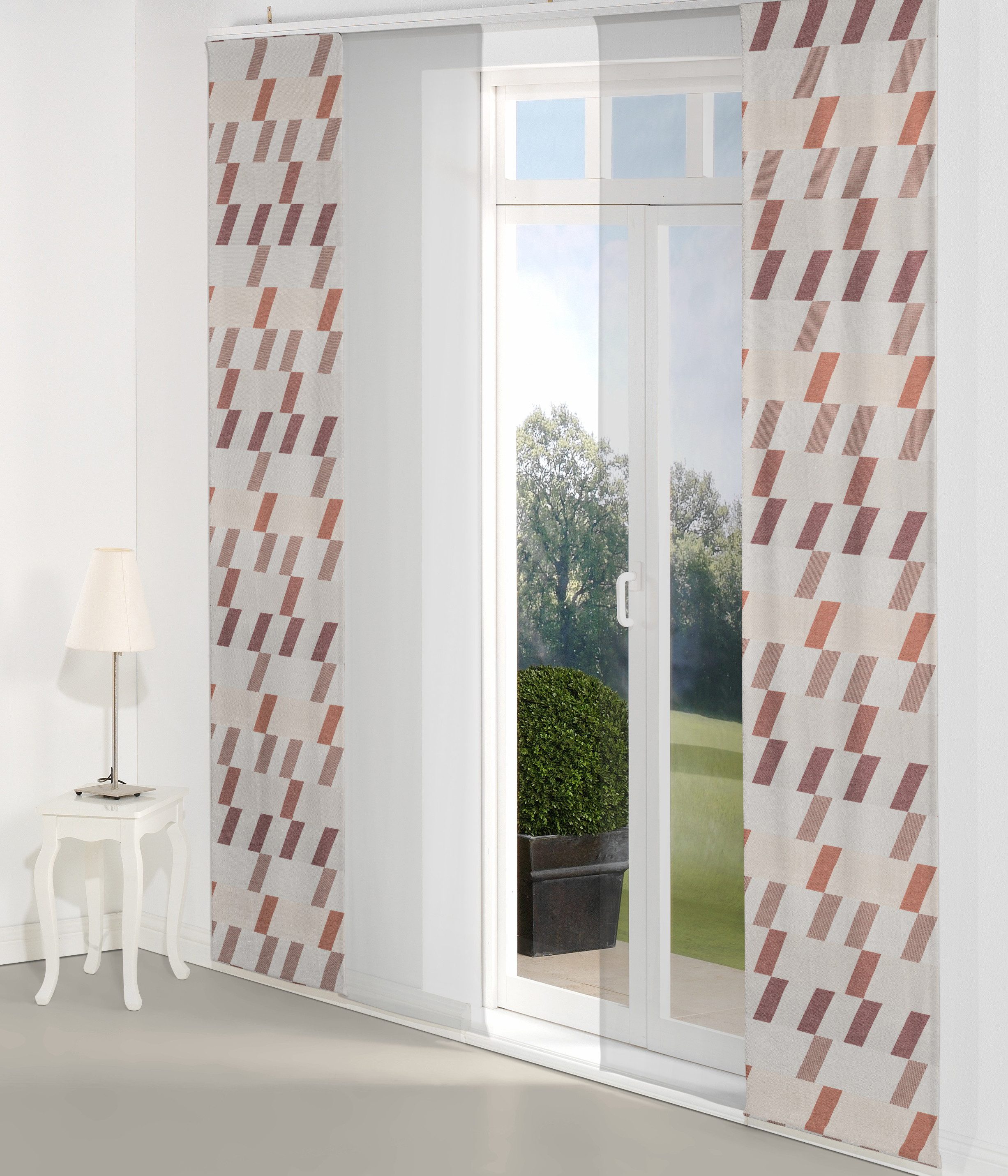 Wirth Schiebegardine "Bray" Paneelwagen 1 Stk. tlg. günstig online kaufen