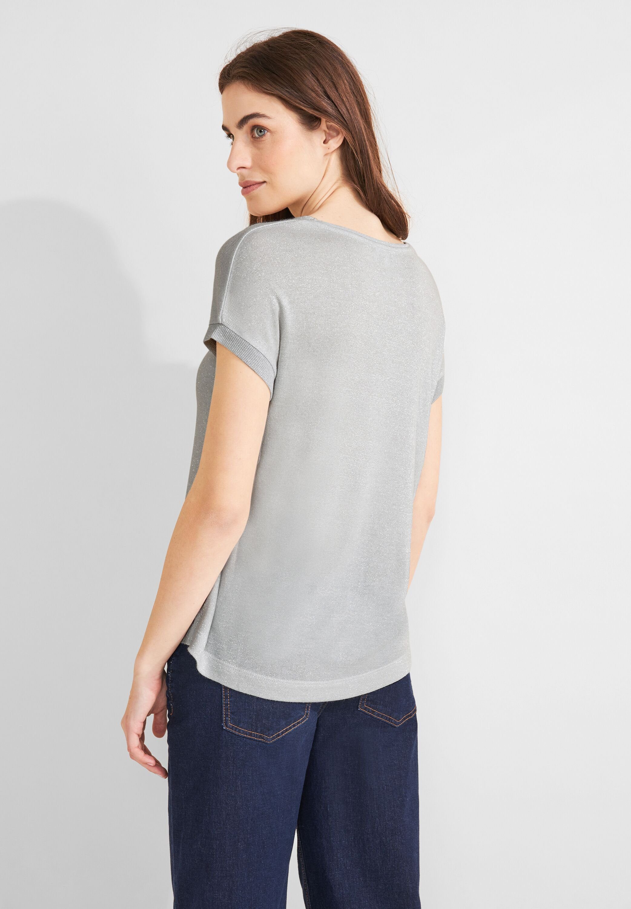 STREET ONE Stricktop LTD QR V-Neck günstig online kaufen