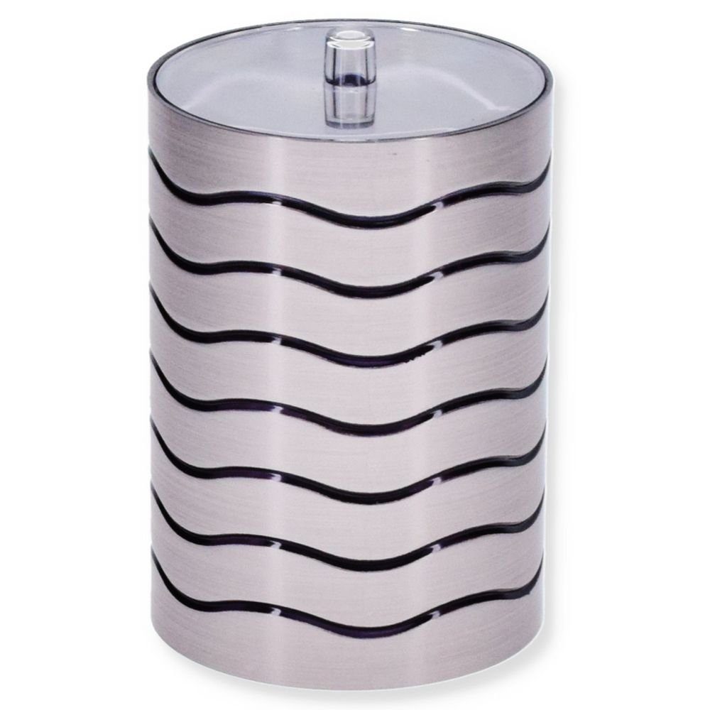 Wattepad Spender Mit 2 Fächern - Weißer Behälter Für Badezimmer