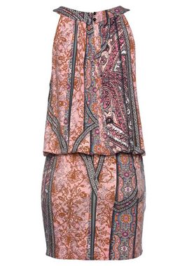 Buffalo Druckkleid mit schmalem Rockteil im Alloverdruck, Sommerkleid, Strandkleid