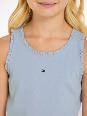 Tommy Hilfiger T-Shirt ESSENTIAL RIB LACE TANK TOP Baby bis 2 Jahre