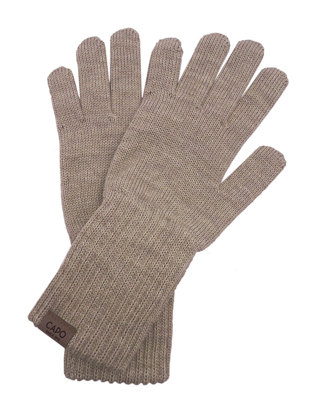 CAPO Strickhandschuhe Damenhandschuhe, Wolle Strick (2-St) Merino
