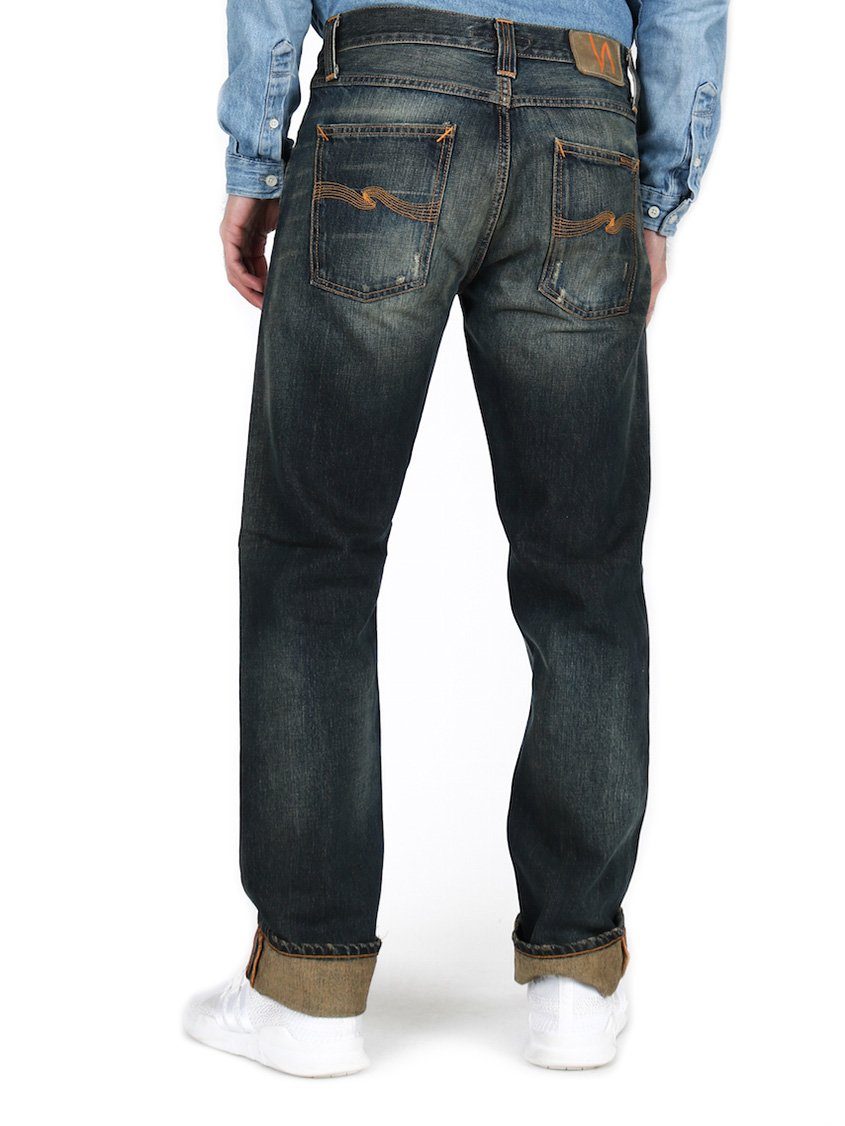 Hand Dirty Second Tapered-fit-Jeans Jeans Big Nudie Look Dirt - Bengt