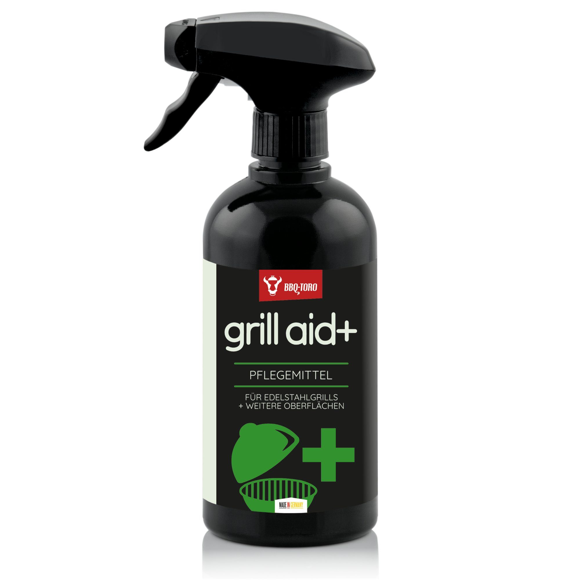 BBQ-Toro Pflegespray grill aid+, Grillpflege für Gusseisen und Edelstahl Очиститель нержавеющей стали