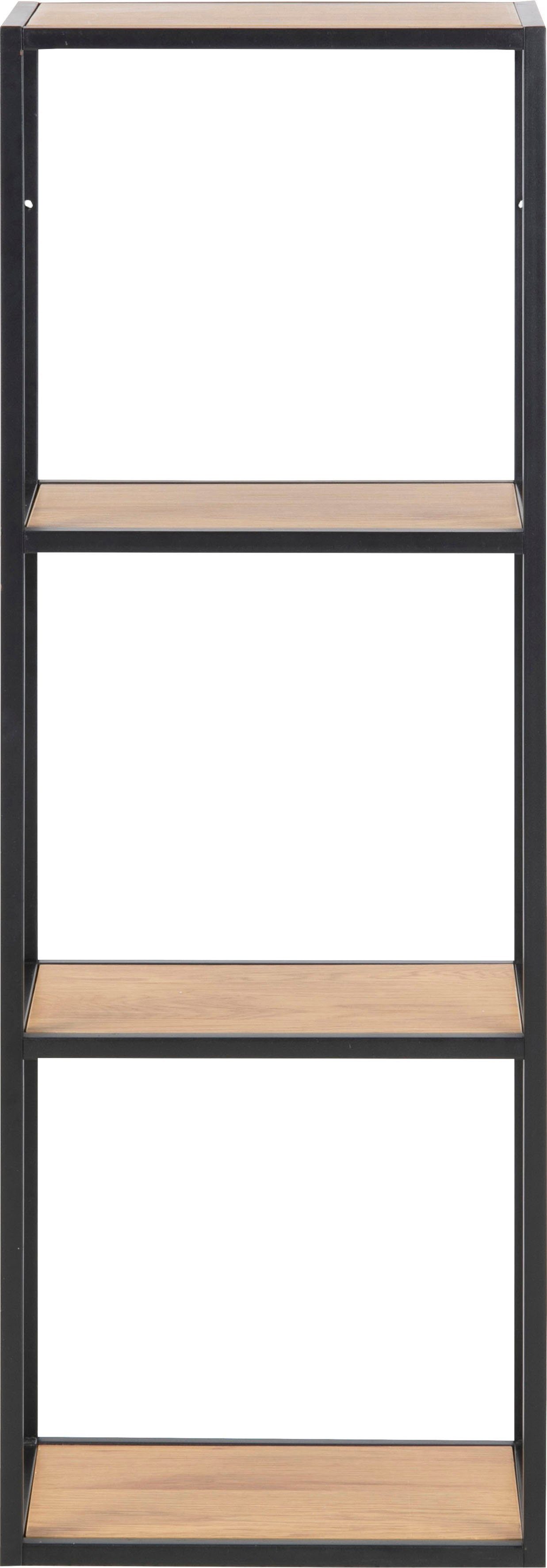 ACTONA GROUP Wandregal, Metallgestell im modernen Industrielook, 2 Einlegeb günstig online kaufen