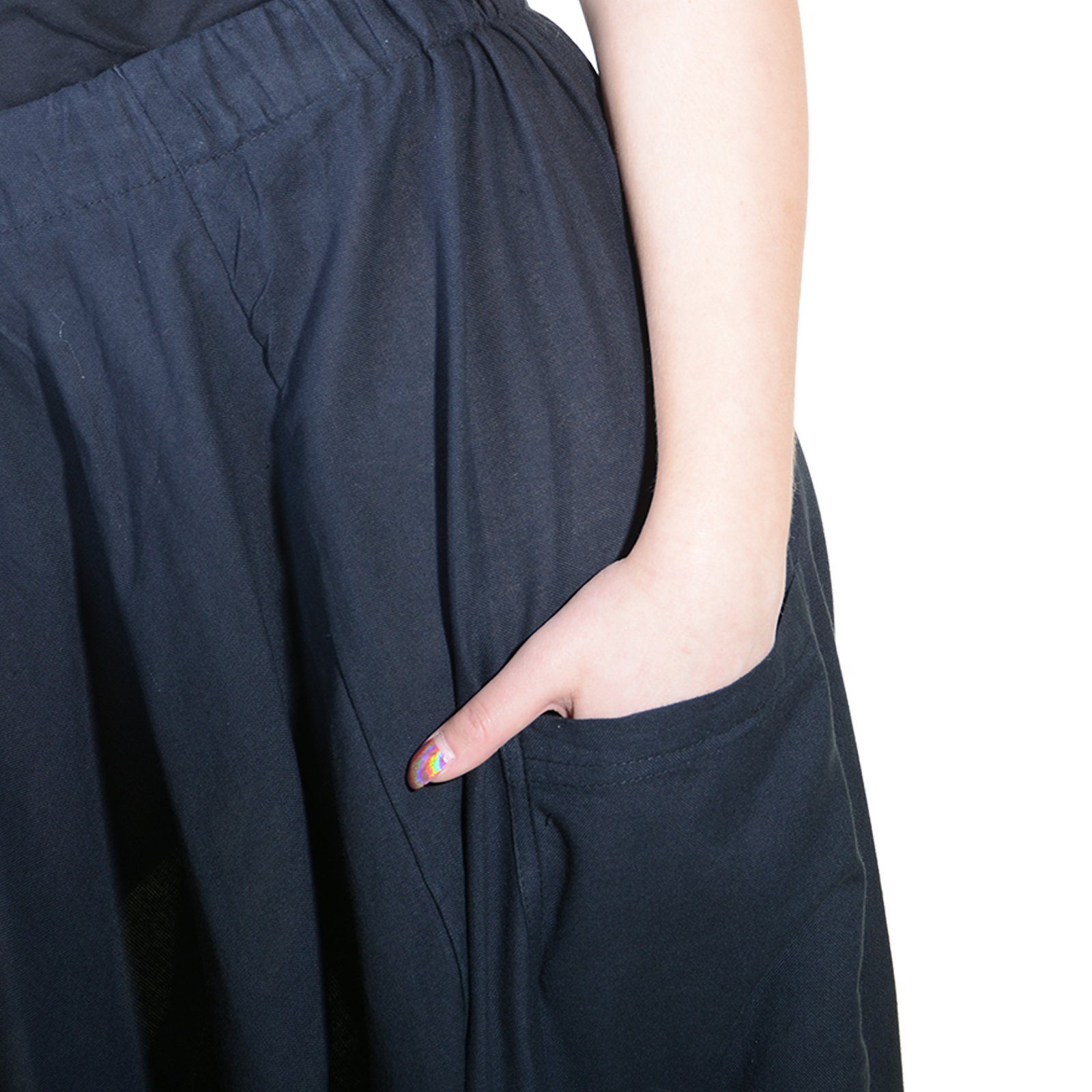 KUNST UND MAGIE Haremshose/Jodhpur-Hose Ultraleichte Haremshose Pluderhose Welnesshose