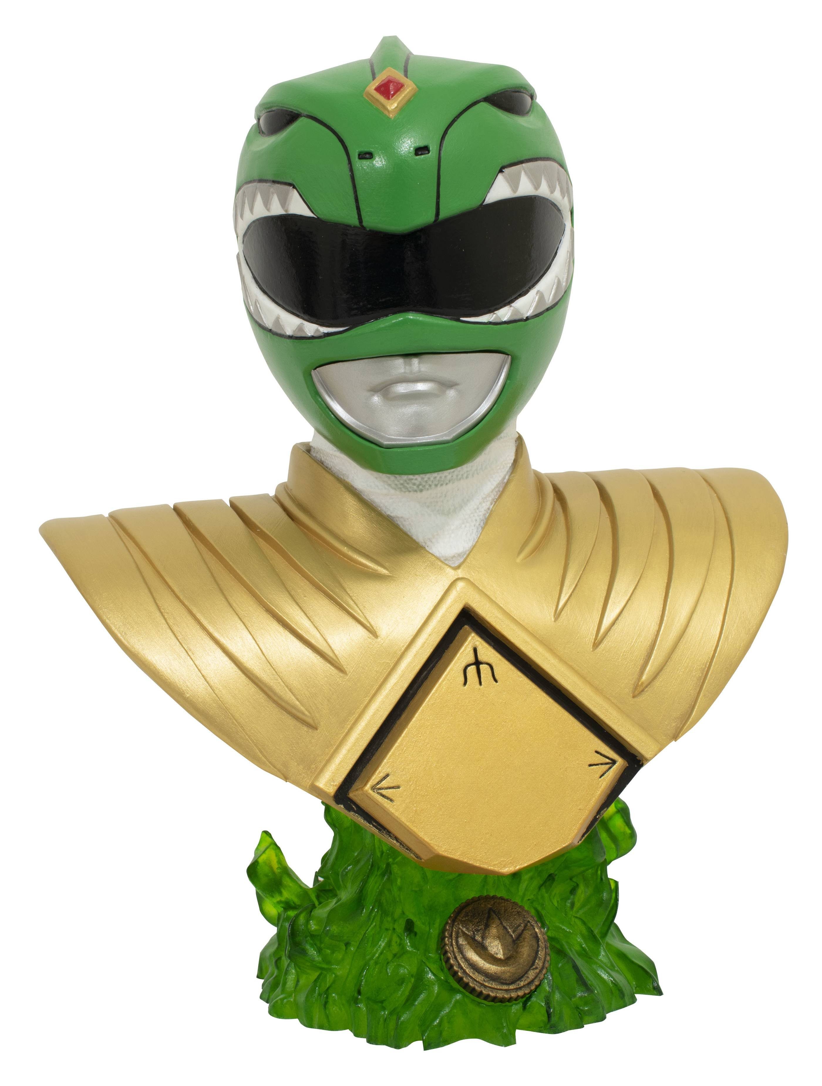 Green Morphin 3D Mighty Legends Rangers Toys Büste 1:2 Power Ranger Diamond Dekofigur Select in