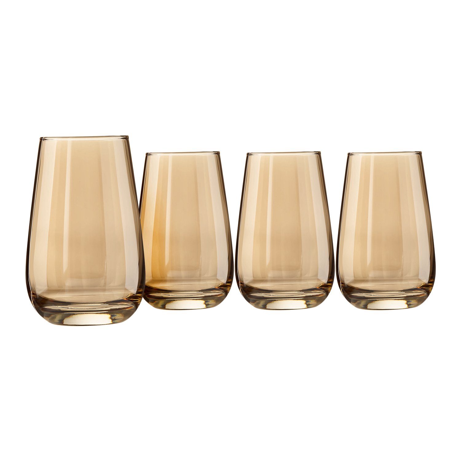 CreaTable Tasse Longdrinkglas Glamour 330 ml, 4-tlg., Glas. € 31,39