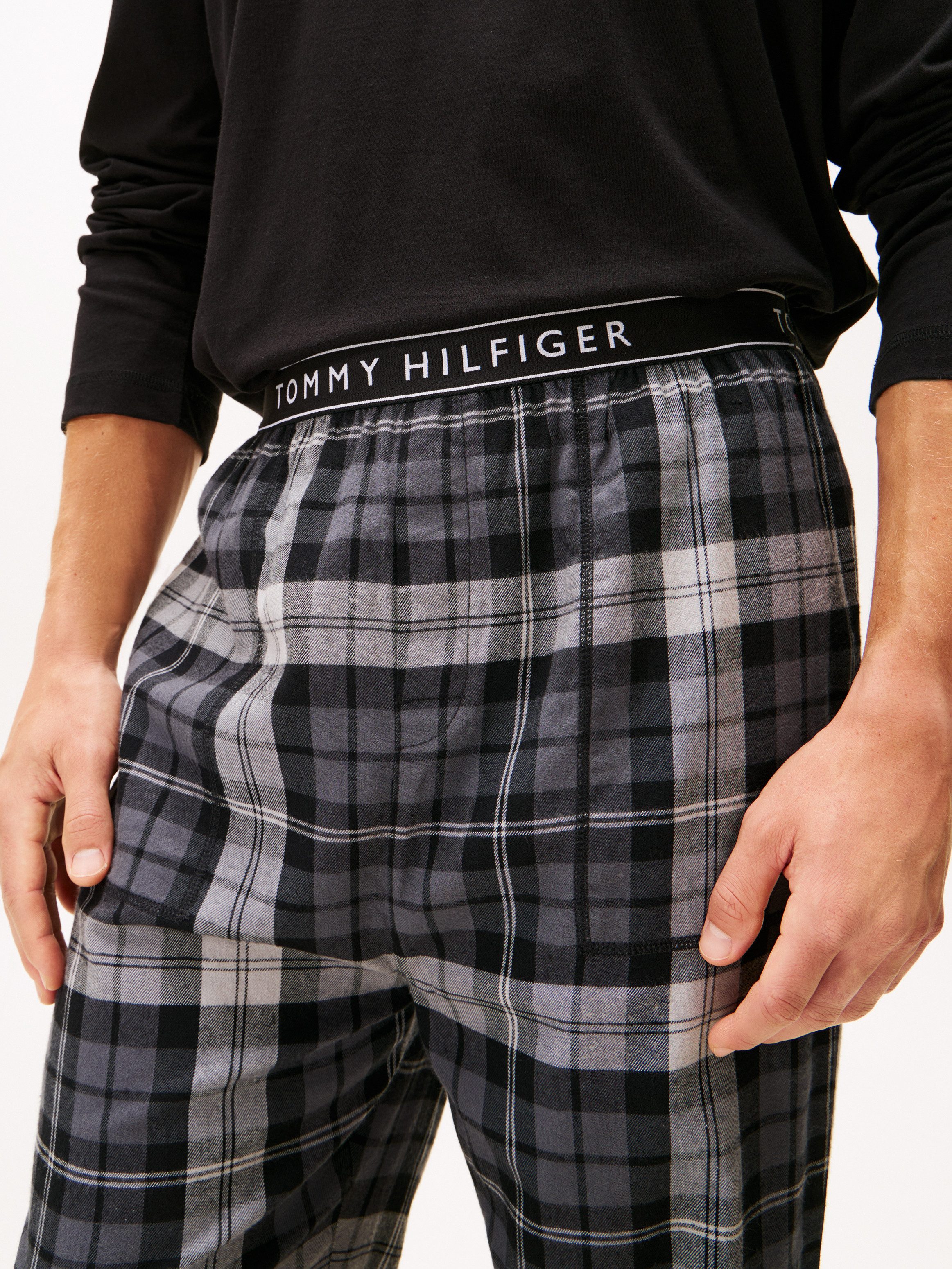 Tommy Hilfiger Underwear Pyjamahose aus Flanell, günstig online kaufen