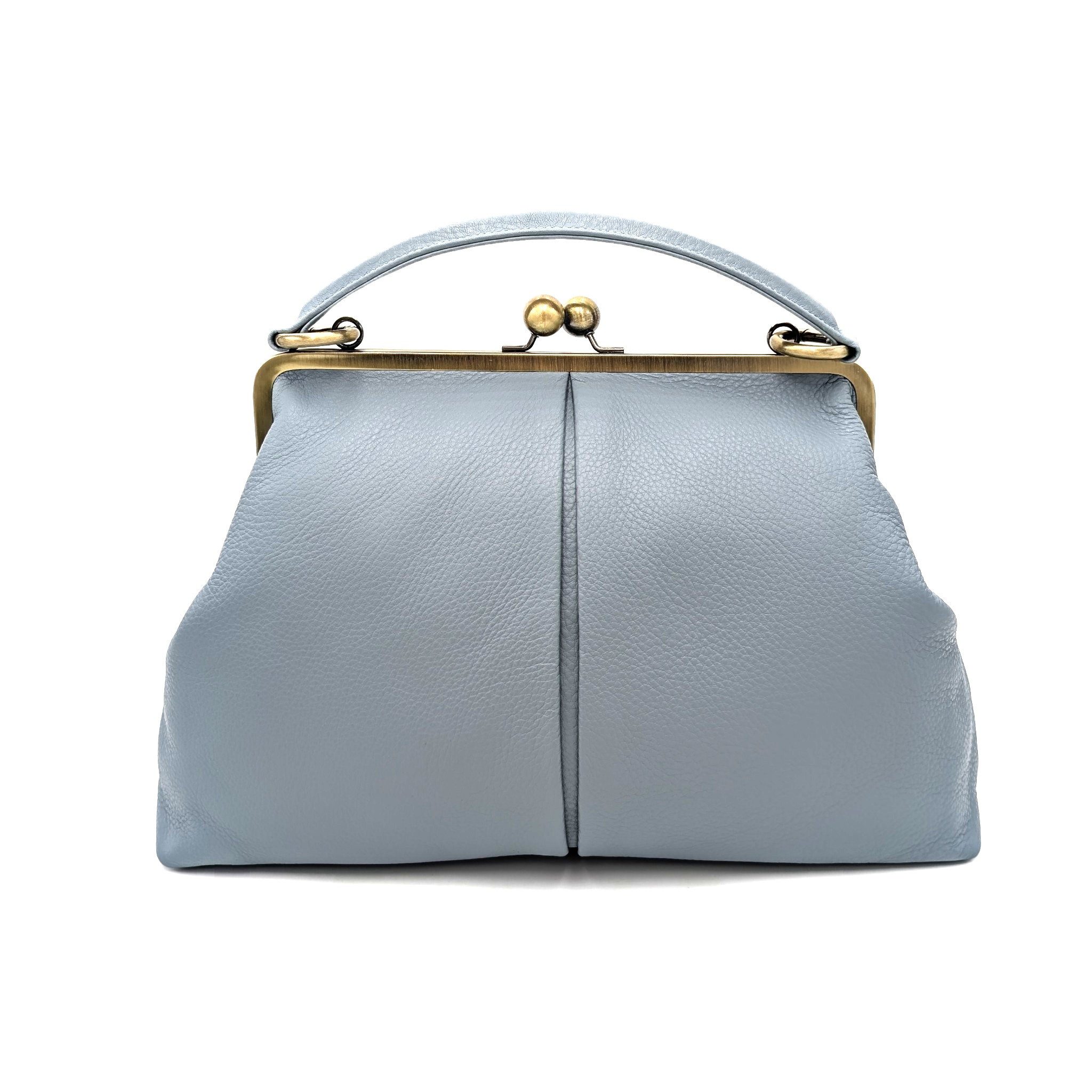 Taschenkinder Handtasche Handtasche Leder "Große Olive" Damentasche, Schultertasche, Vintage, Echtes Leder vom Rind, sehr weich und geschmeidig.