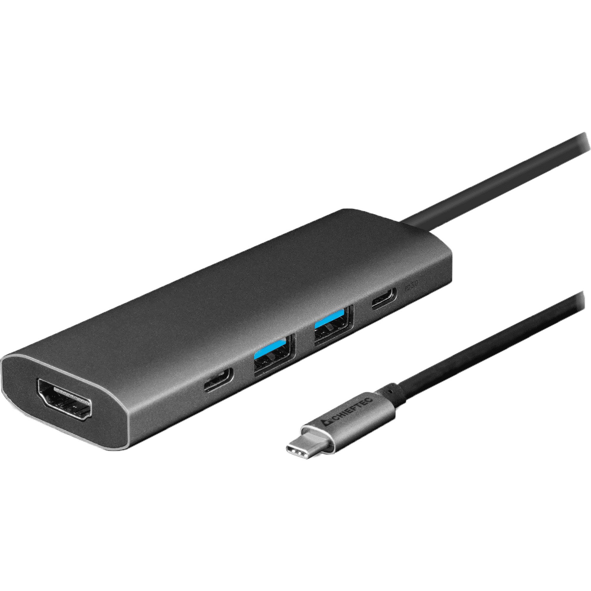 Chieftec Laptop-Dockingstation Chieftec DSC-502, Dockingstation, (USB-C 3.2 Gen1)