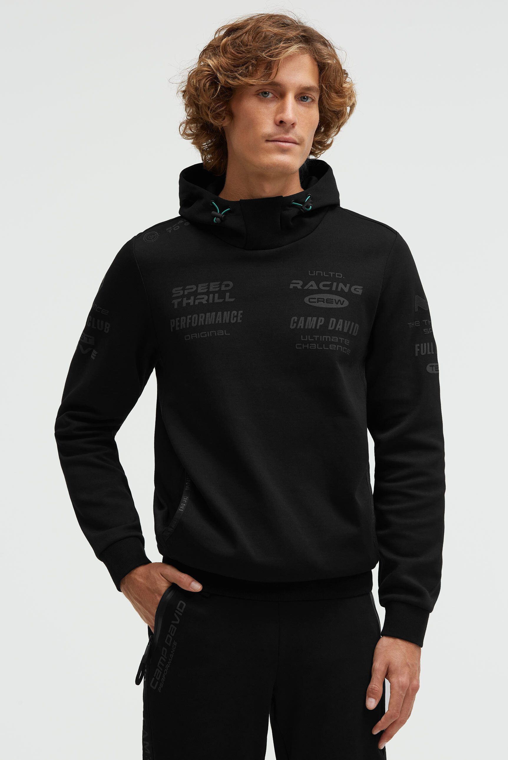 CAMP DAVID Kapuzensweatshirt mit Taschen
