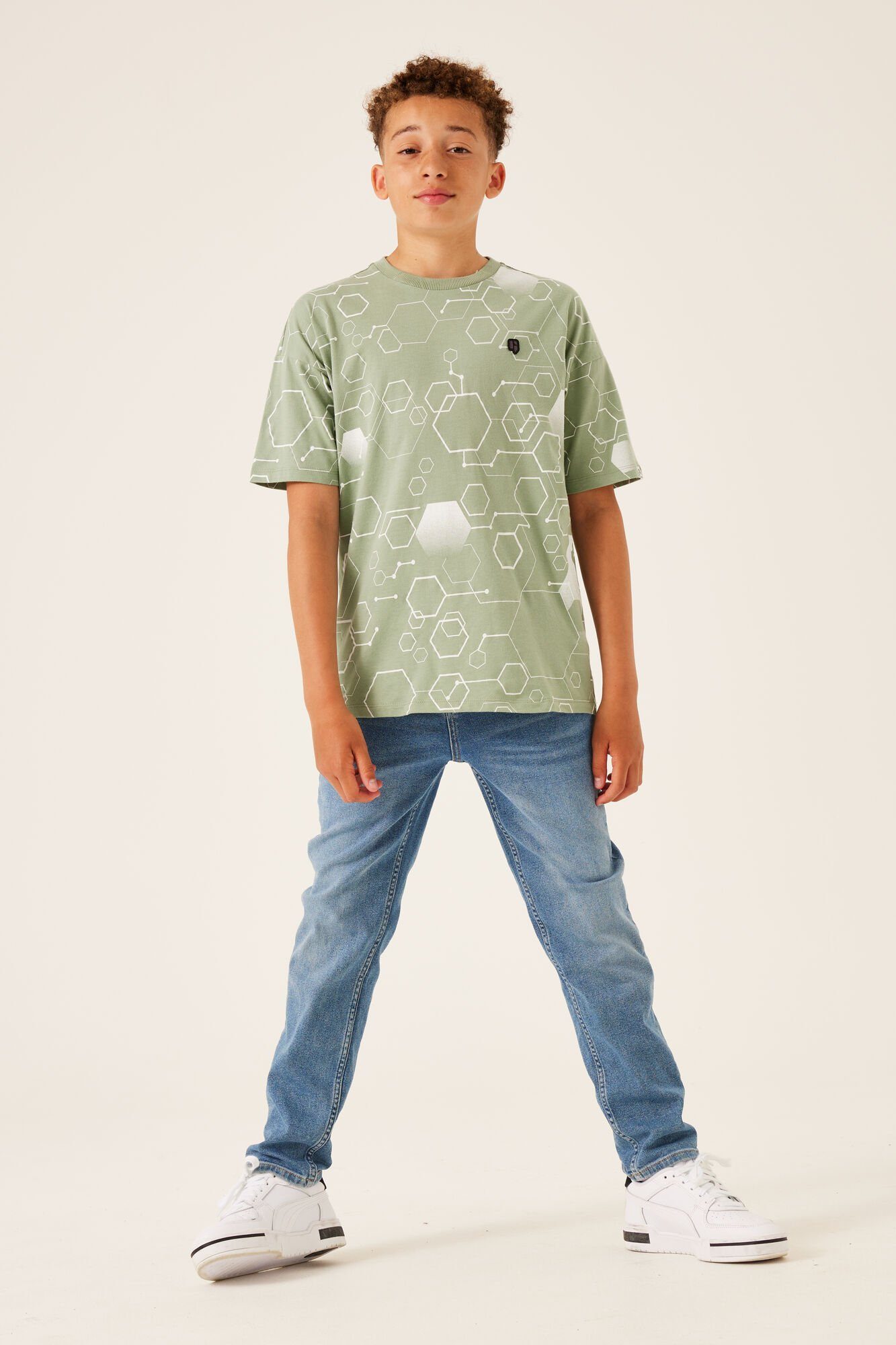 Garcia mit T-Shirt Muster geometrischem
