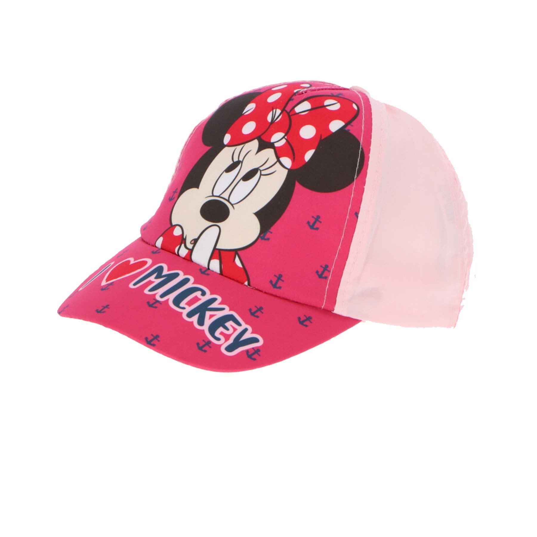 Disney Minnie Mouse Baseball Cap Kappe aus 100% Baumwolle, Stylisch & Bequem