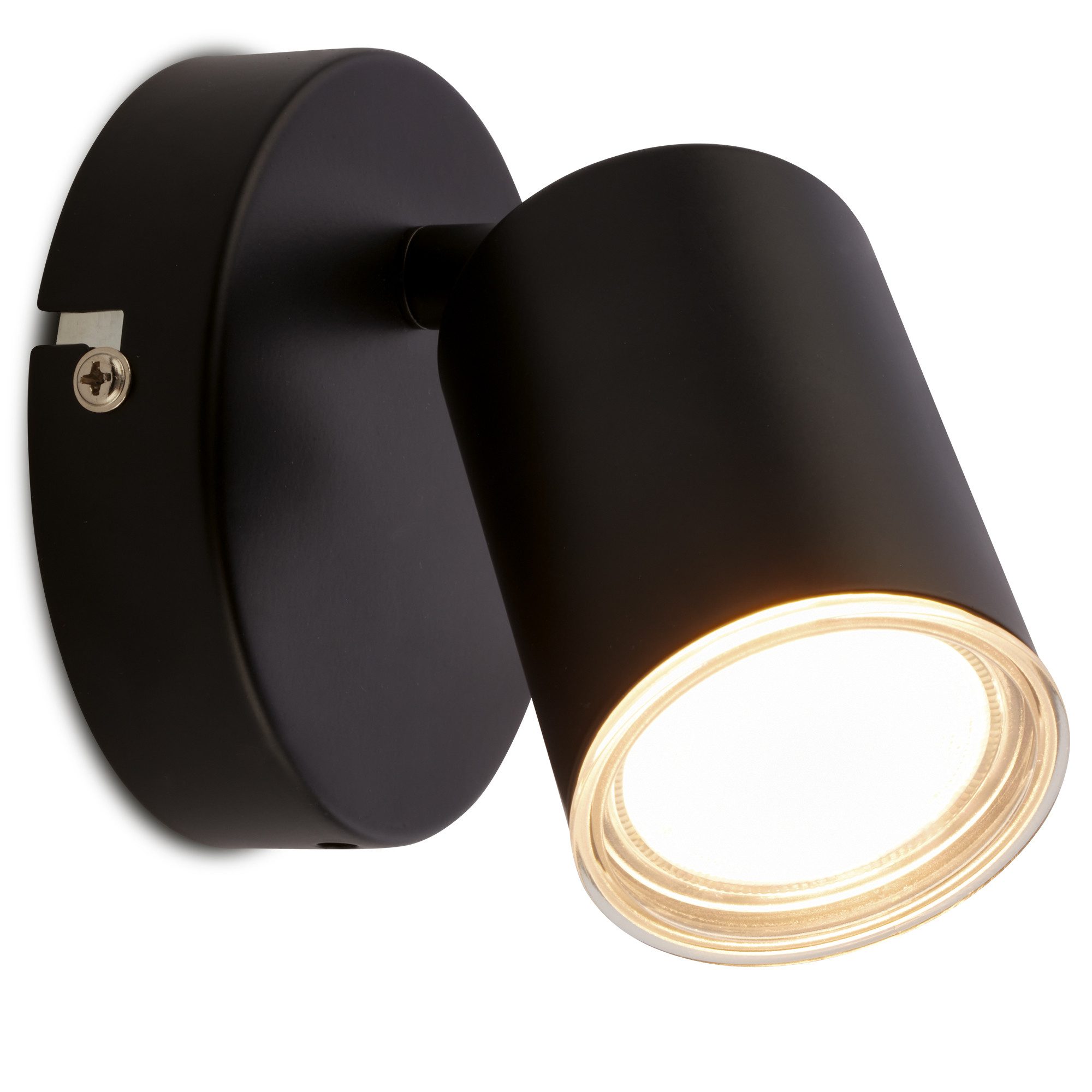 Briloner Leuchten LED Deckenspot Bad-Deckenlampe IP44 Badezimmer Wandspot, 1-flammig, ohne Leuchtmittel, Abhängig vom Leuchtmittel, Wohnzimmer, Schlafzimmer, Badezimmer, Büro