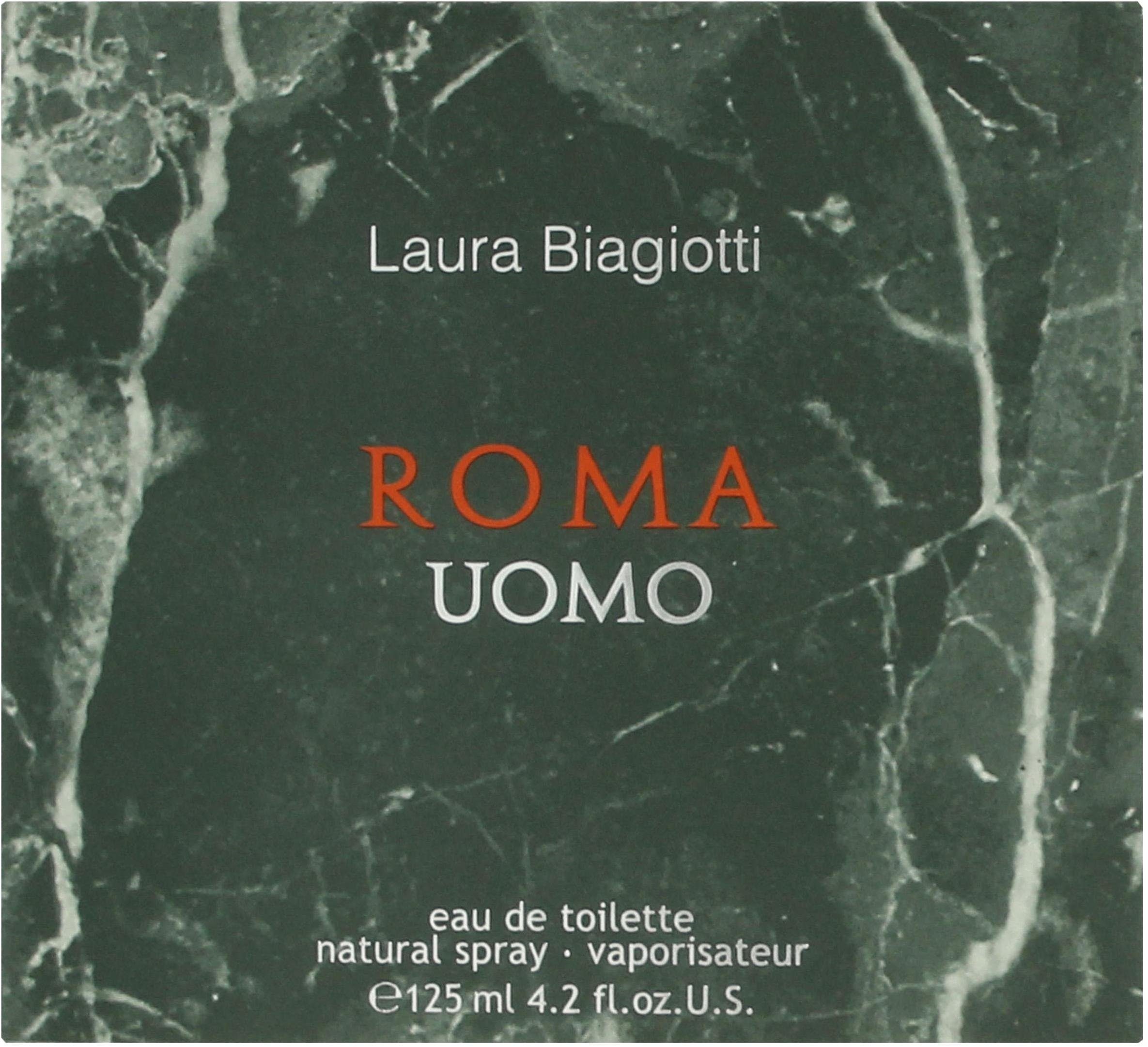 Laura Biagiotti Eau de Toilette Roma Uomo, mit einer holzig-orientalischen Duftnote