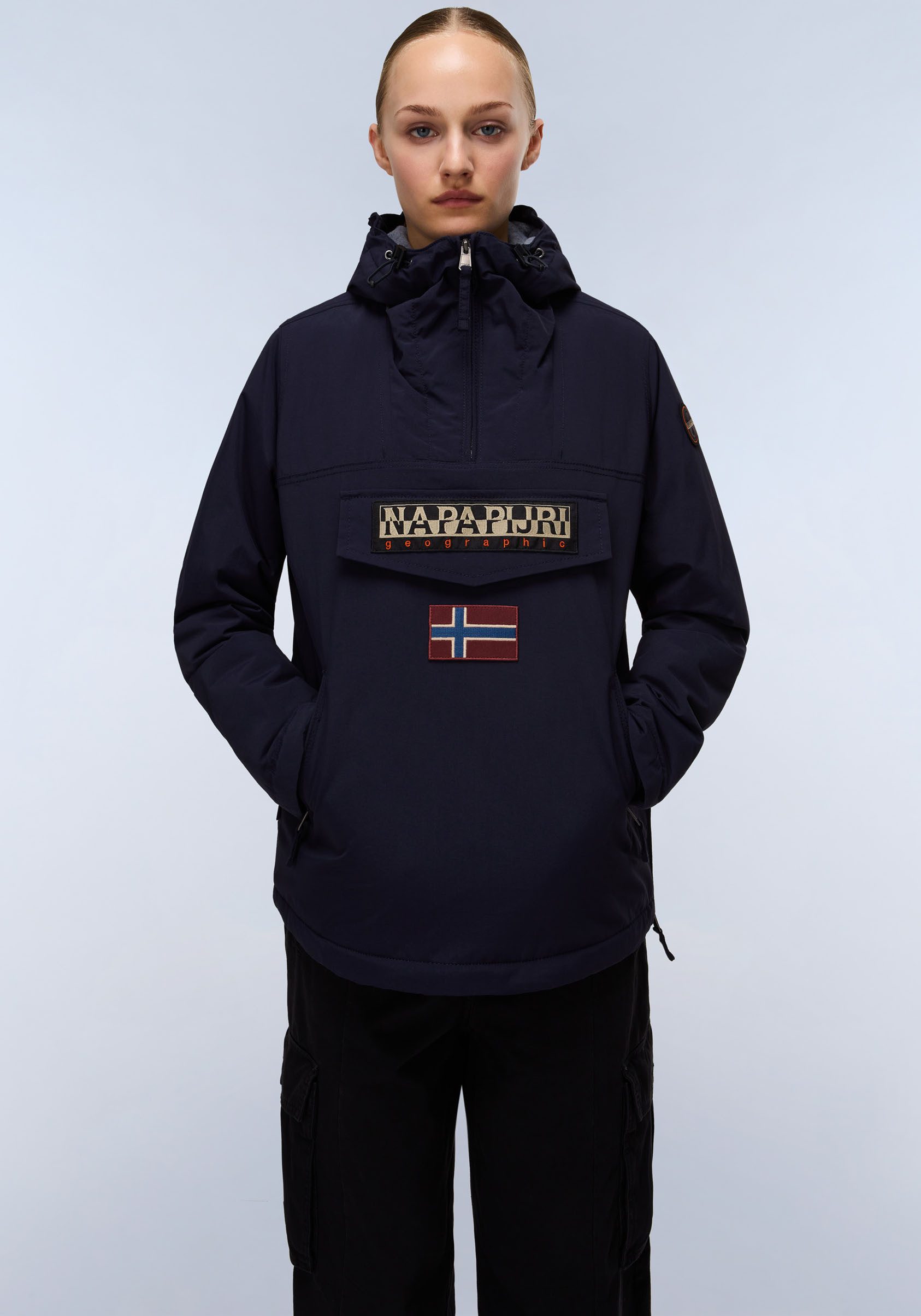 Napapijri Funktionsjacke RAINFOREST Regular fit mit Kapuze und Kängurutasch günstig online kaufen