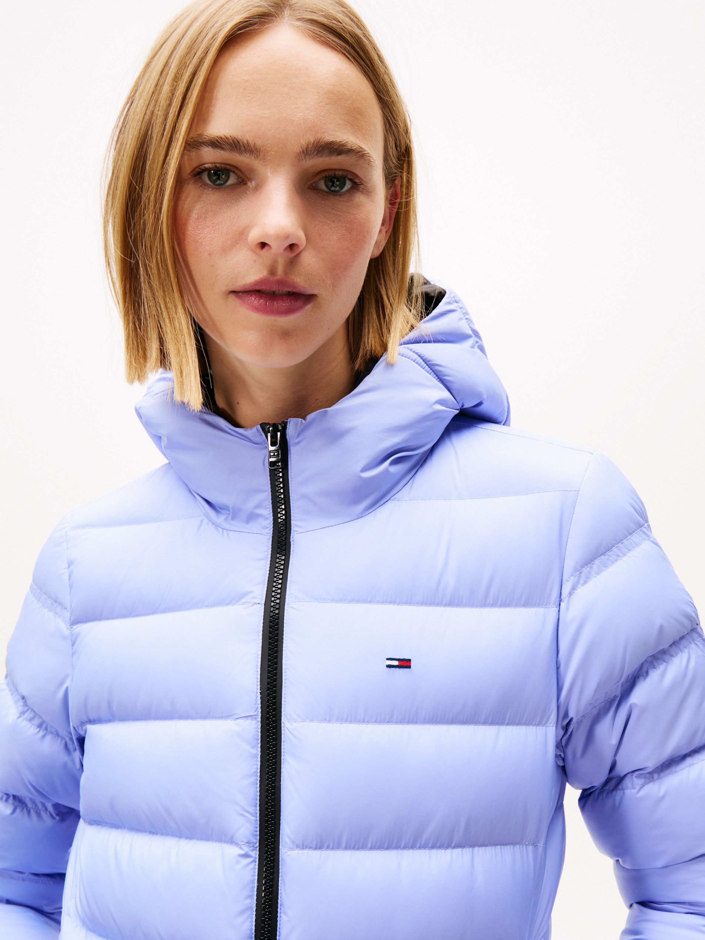 Tommy Jeans Steppjacke TJW SLIM HOOD PRNT DOWN JCKT EXT günstig online kaufen