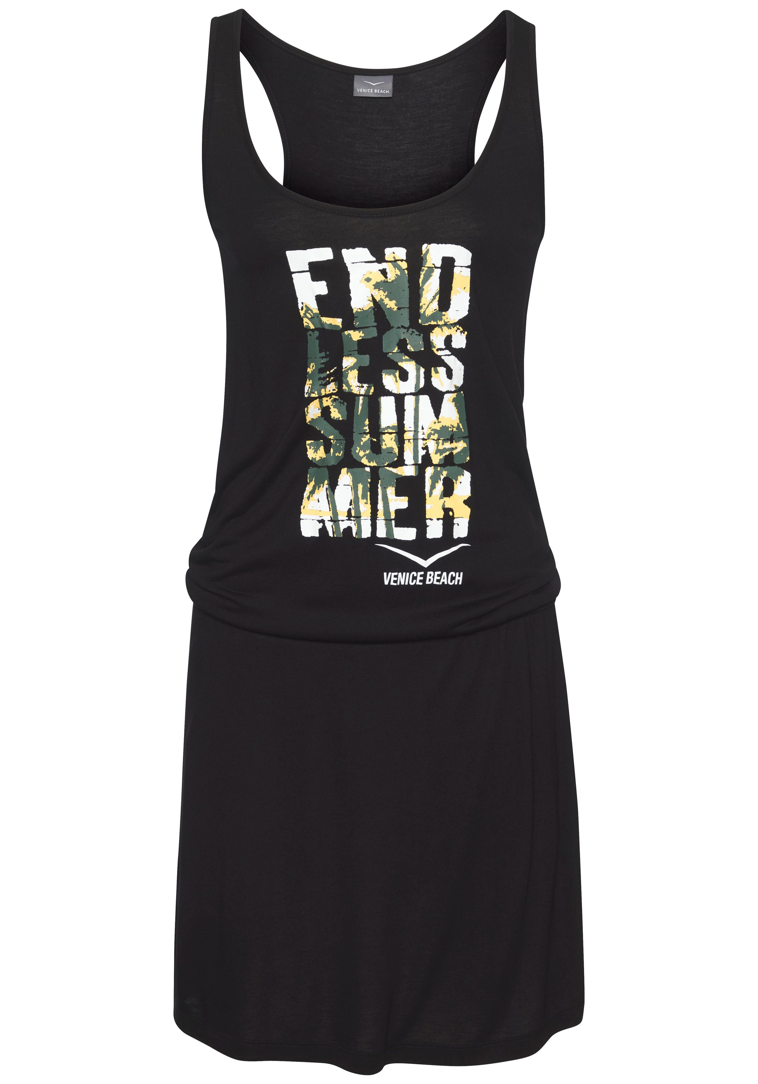 Venice Beach Strandkleid mit Frontprint, lockeres günstig online kaufen