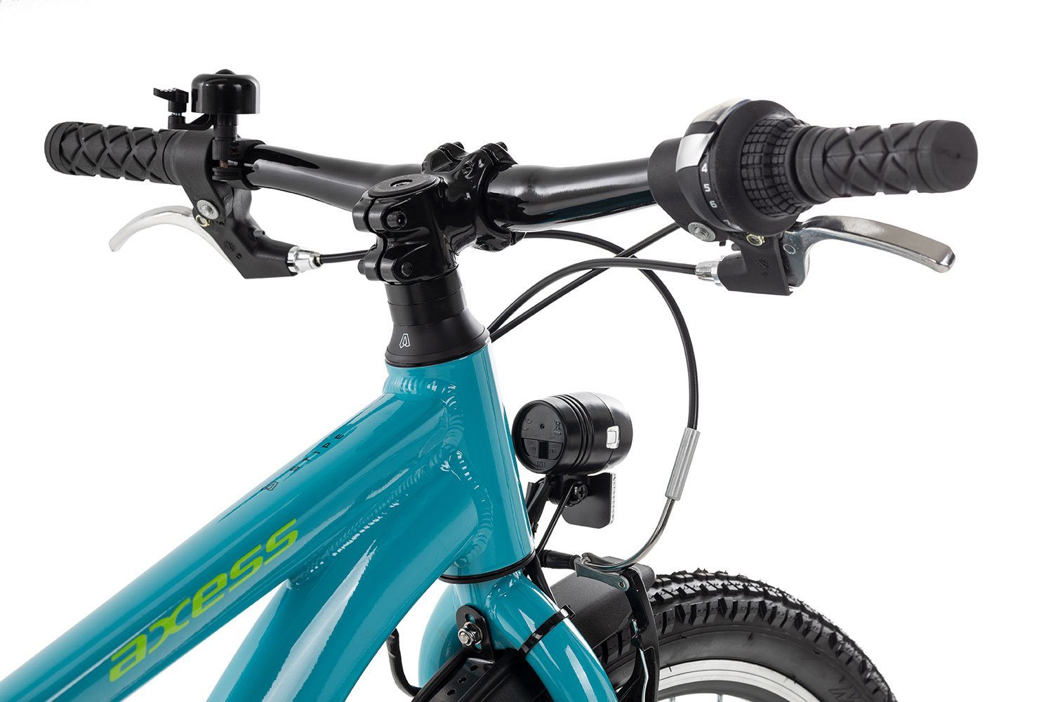 Tourney 20 2023, Gang Super Junge 7 Short Zoll blau blue/green/black Kinderfahrrad Axess Kettenschaltung, 20 STIPE Kinderrad Schaltwerk, Street Mädchen Shimano Cage RD-FT35