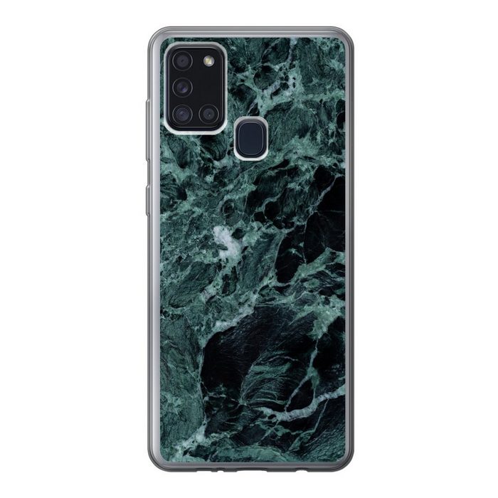 MuchoWow Handyhülle Marmor - Stein - Textur - Marmoroptik - Design Handyhülle Samsung Galaxy A21s Smartphone-Bumper Print Handy