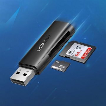 UGREEN USB 3.0 SD/TF-Kartenleser USB-A Lesegerät bis 512 GB kompatibel USB-Stick