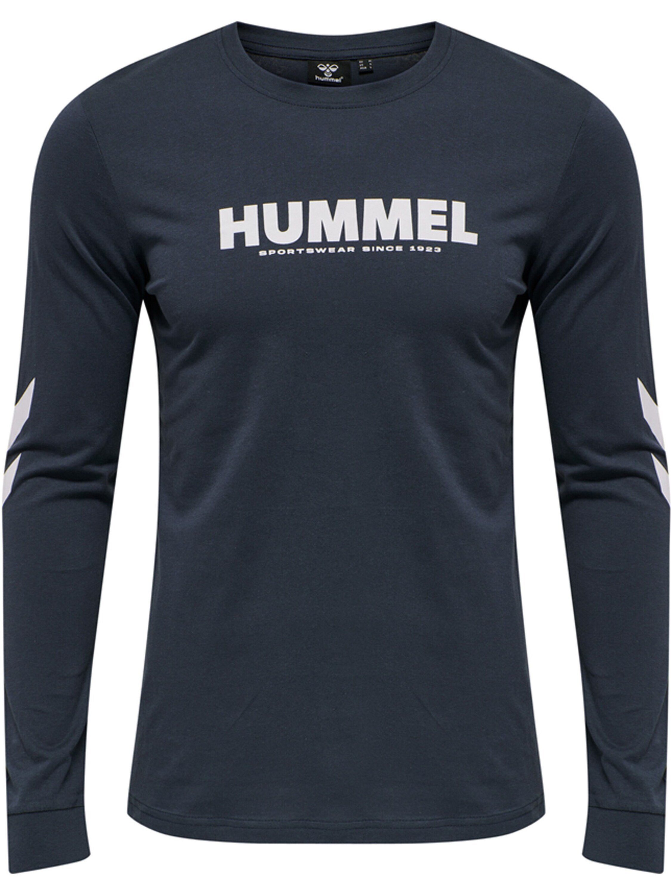 hummel T-Shirt Legacy (1-tlg) Plain/ohne Details, Weiteres Detail blau