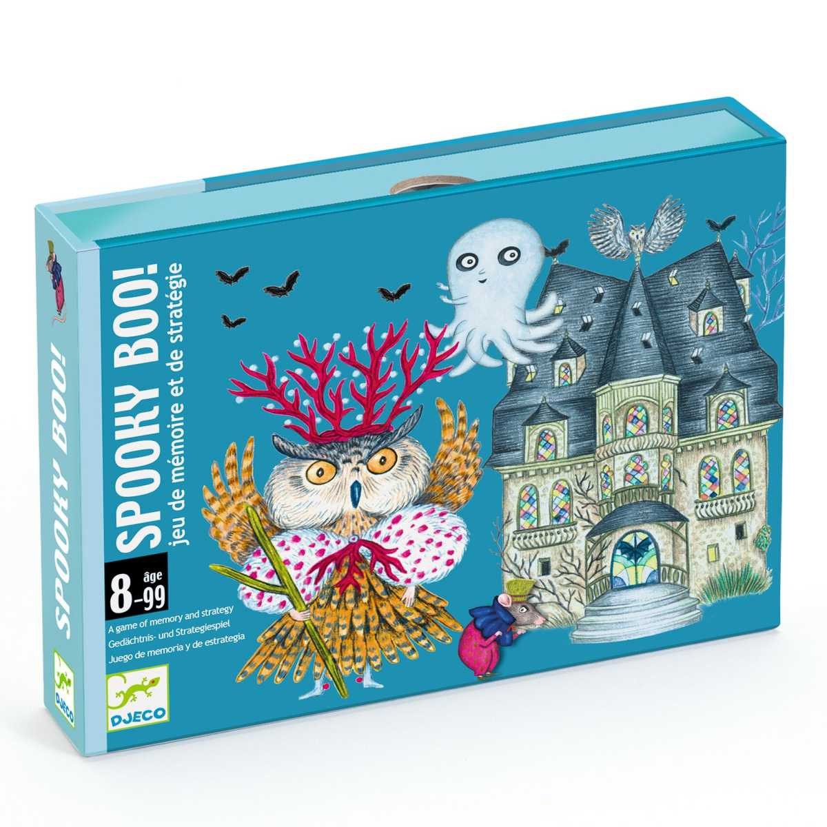 DJECO Spiel Kartenspiel Spooky Boo! Gedächtnisspiel für Kinder ab 8 Jahre