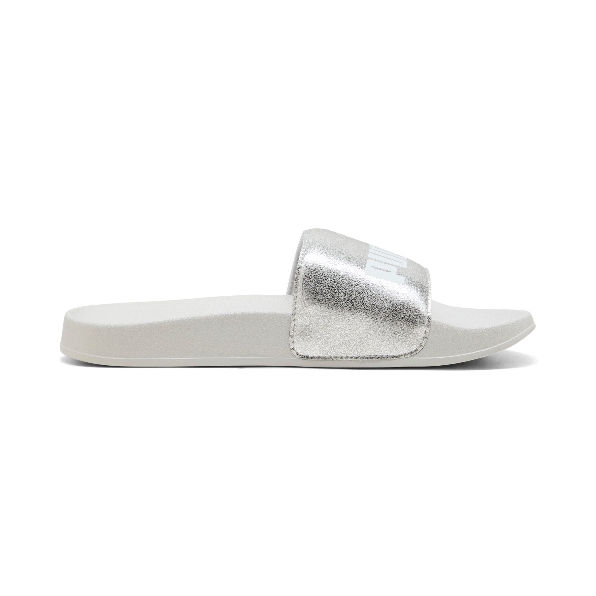 PUMA LEADCAT 2.0 METALLIC WHISPER Badesandale für Freizeitaktivitäten, mit gepolsterter Sohle, sportlicher Stil