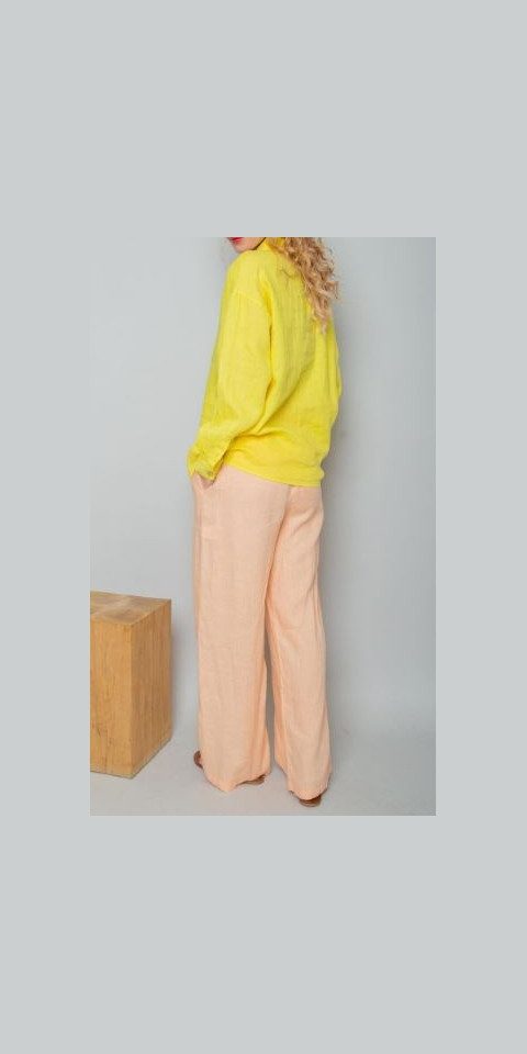 Emily Van Den Bergh Hemdbluse Bluse EMILY VAN DEN BERGH gelb