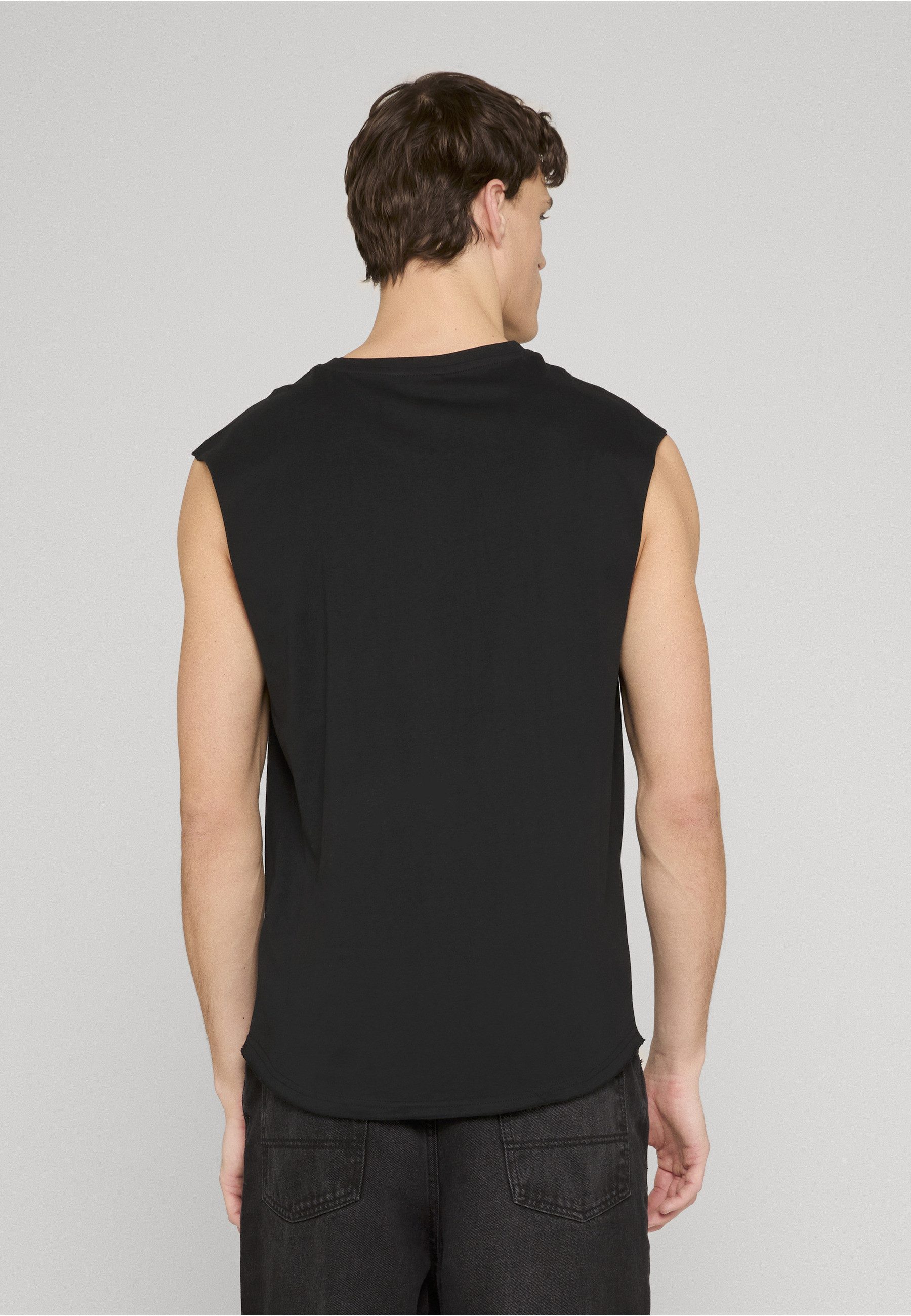 URBAN CLASSICS T-Shirt Urban Classics Herren Open Edge Sleeveless Tee (1-tlg) – Bild 5 von 5