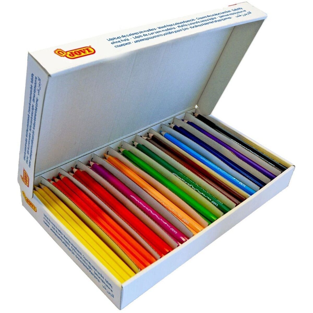 Jovi Buntstift Buntstifte Woodless VE=288 Stück farbig sortiert