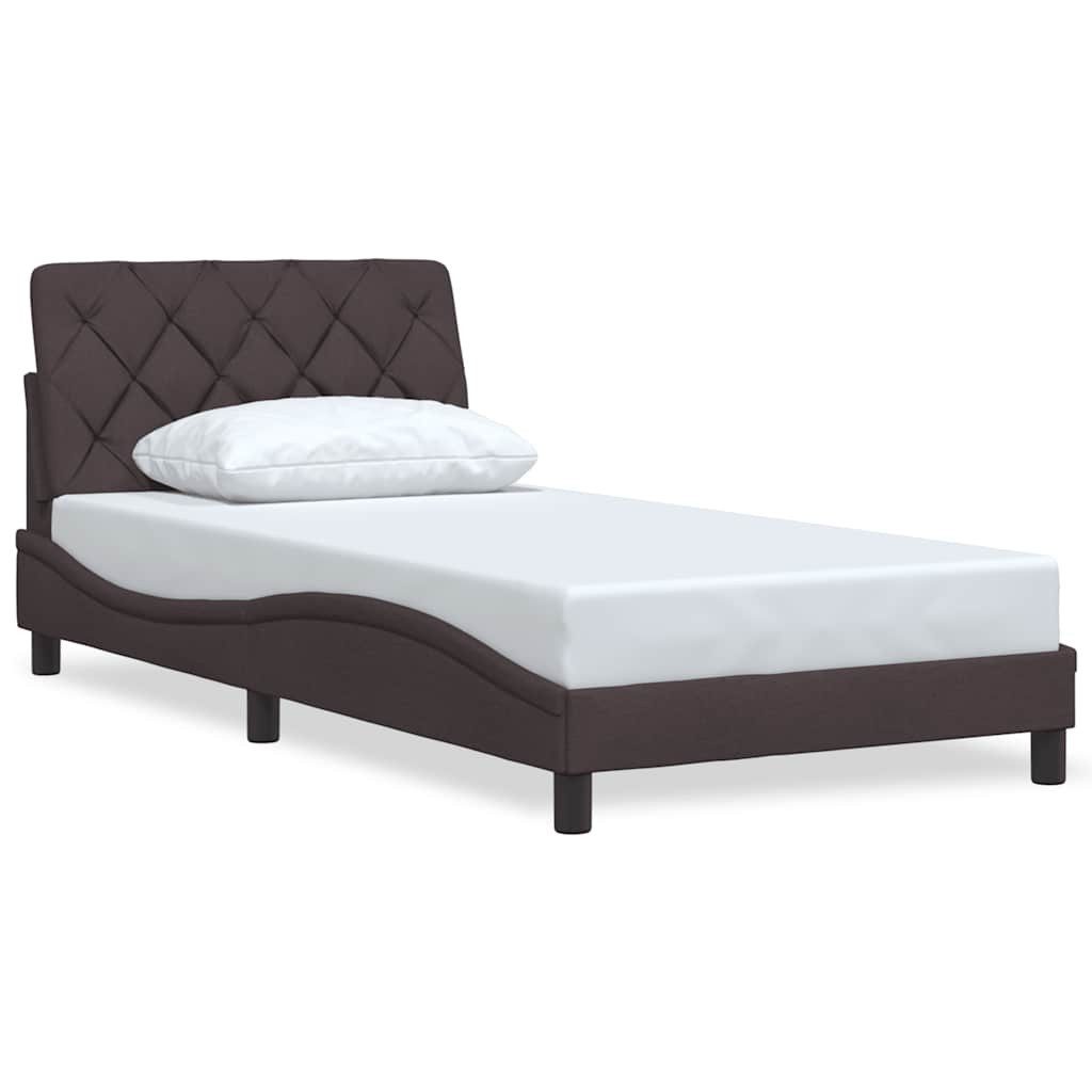 vidaXL Bett Bettgestell ohne Matratze Dunkelbraun günstig online kaufen