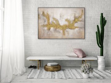 KUNSTLOFT Gemälde Drachenreigen 120x80 cm, Leinwandbild 100% HANDGEMALT Wandbild Wohnzimmer