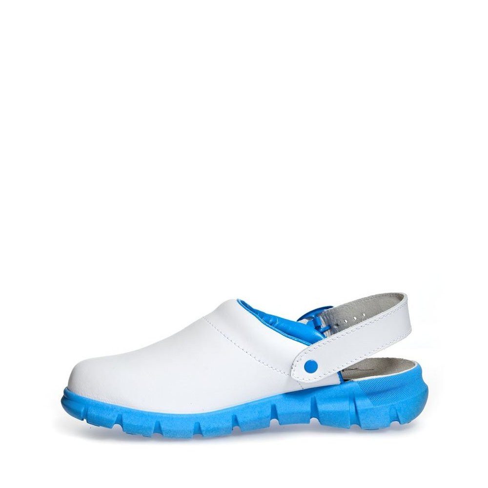 Abeba Dynamic Berufsschuhe Clog – Glattleder Mit Aufdruck OB A E Src Berufsschuh