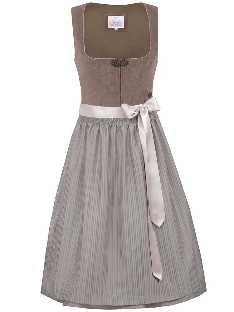 MarJo Dirndl Dirndl Übersee 65cm Länge coffee braun günstig online kaufen