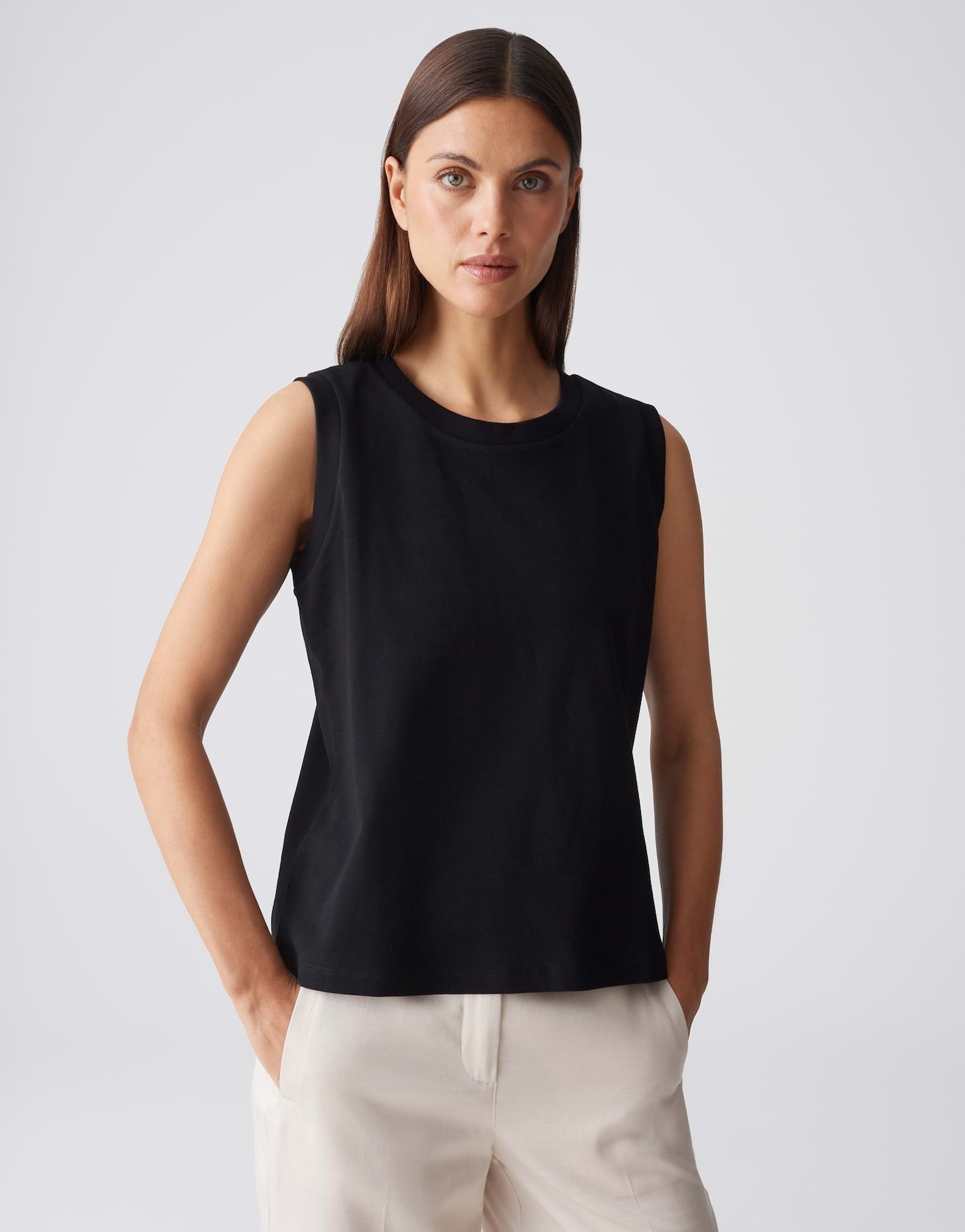 OPUS Shirttop Jersey Top ILAYDA Regular aus BCI Cotton