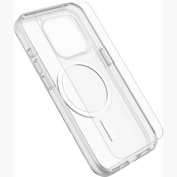 Otterbox Backcover Symmetry Hülle Apple iPhone 15 Pro, MagSafe inkl Schutzglas, 3x getestet nach Militärstandard und Premium Glass Displayschutz