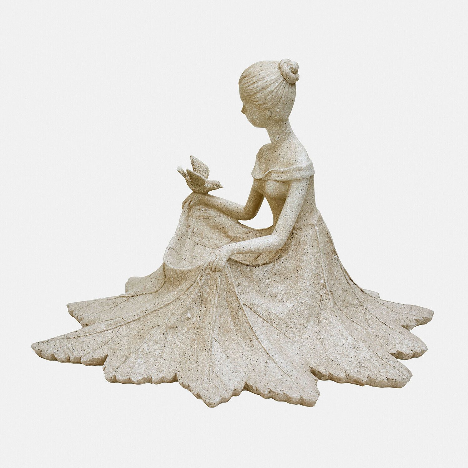 Mirabeau Gartenfigur Deko-Figur Finnedra antikcreme – Bild 3 von 5
