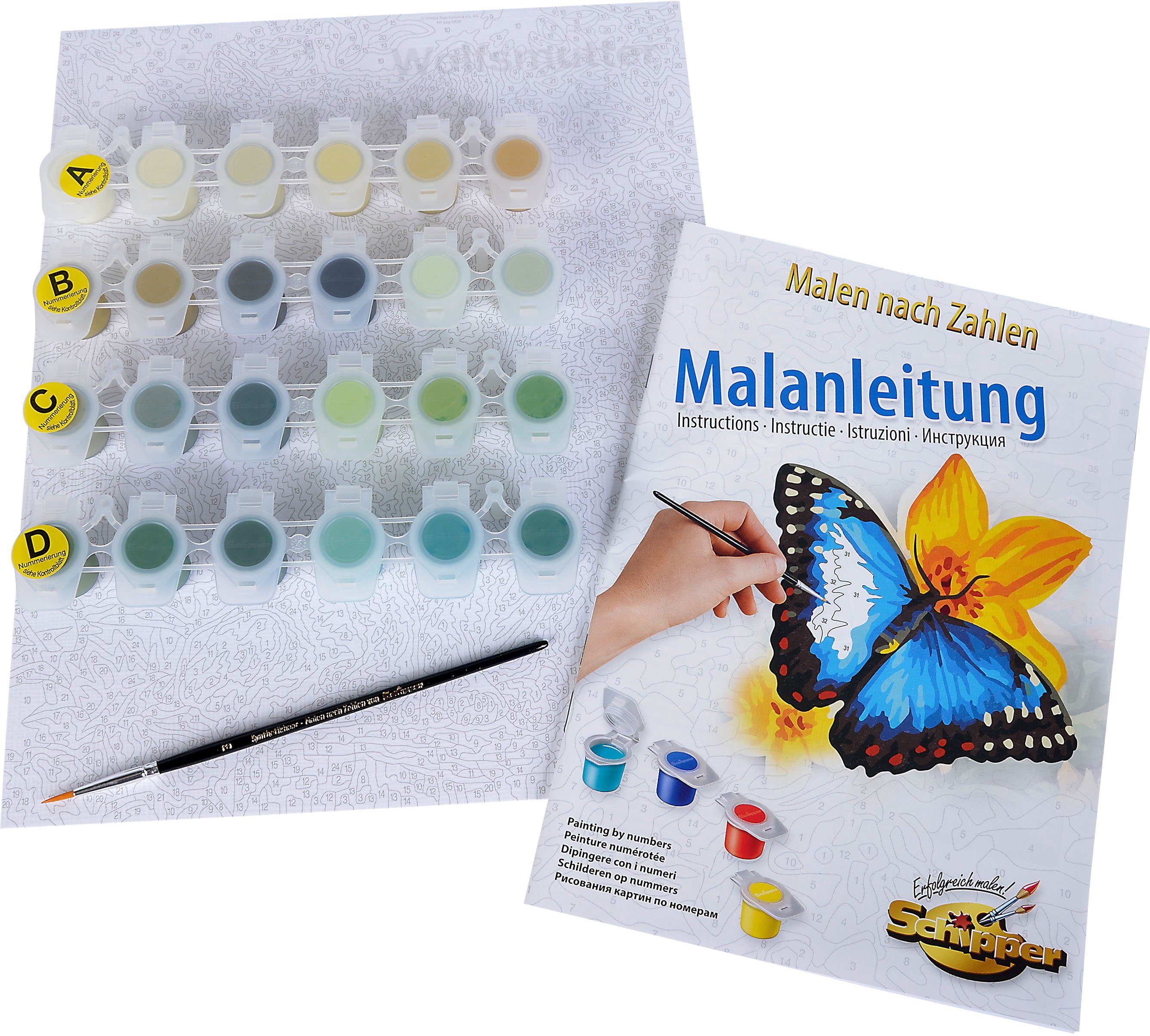 Schipper Malen nach Zahlen Meisterklasse Klassiker - Wolfsmutter, Made in Germany